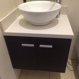 Mueble para lavatorio encimero